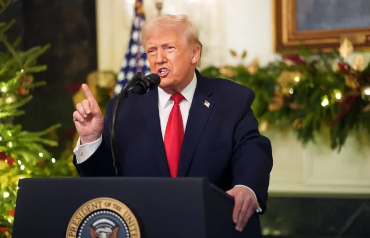 Prezydent USA Donald Trump. Fot. PAP/EPA/Doug Mills / POOL