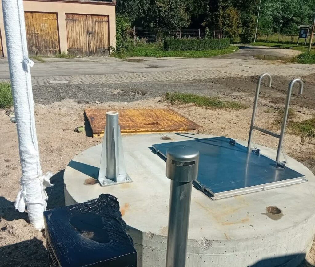 Potok jest już skanalizowany fot. Urząd Gminy Przewóz