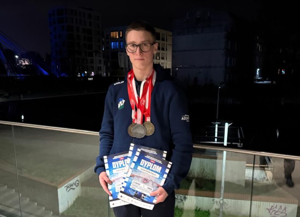 Sadłowski zdobył medale, pobił rekordy, a stać go na jeszcze więcej fot. materiały Patryka Sadłowskiego