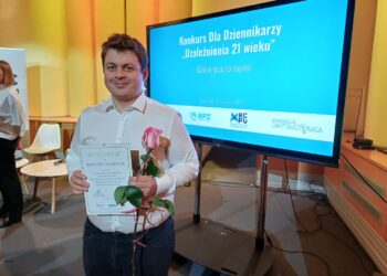 Bartosz Schaefer laureatem ogólnopolskiego Konkursu „Uzależnienia 21 wieku” Radio Zachód - Lubuskie