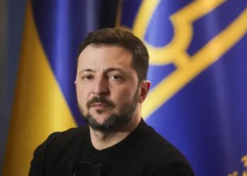 Prezydent Ukrainy Wołodymyr Zełenski Fot. PAP/EPA/TERESA SUAREZ