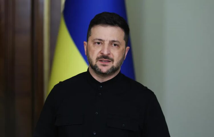 Putin grozi. Zełenski ostrzega, że Rosja przygotowuje się na kolejny rok wojny 9 Wołodymyr Zełenski. Fot. PAP/Viktor Kovalchuk