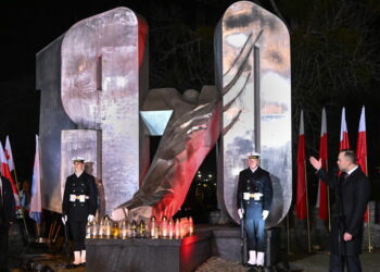 GDYNIA OBCHODY 55. ROCZNICY GRUDNIA '70. Fot. PAP/Andrzej Jackowski