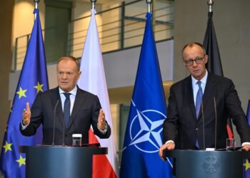 Polsko-niemieckie konsultacje międzyrządowe. Tusk i Merz o ustaleniach spotkania 15 Donald Tusk i Friedrich Merz Fot. PAP/Radek Pietruszka