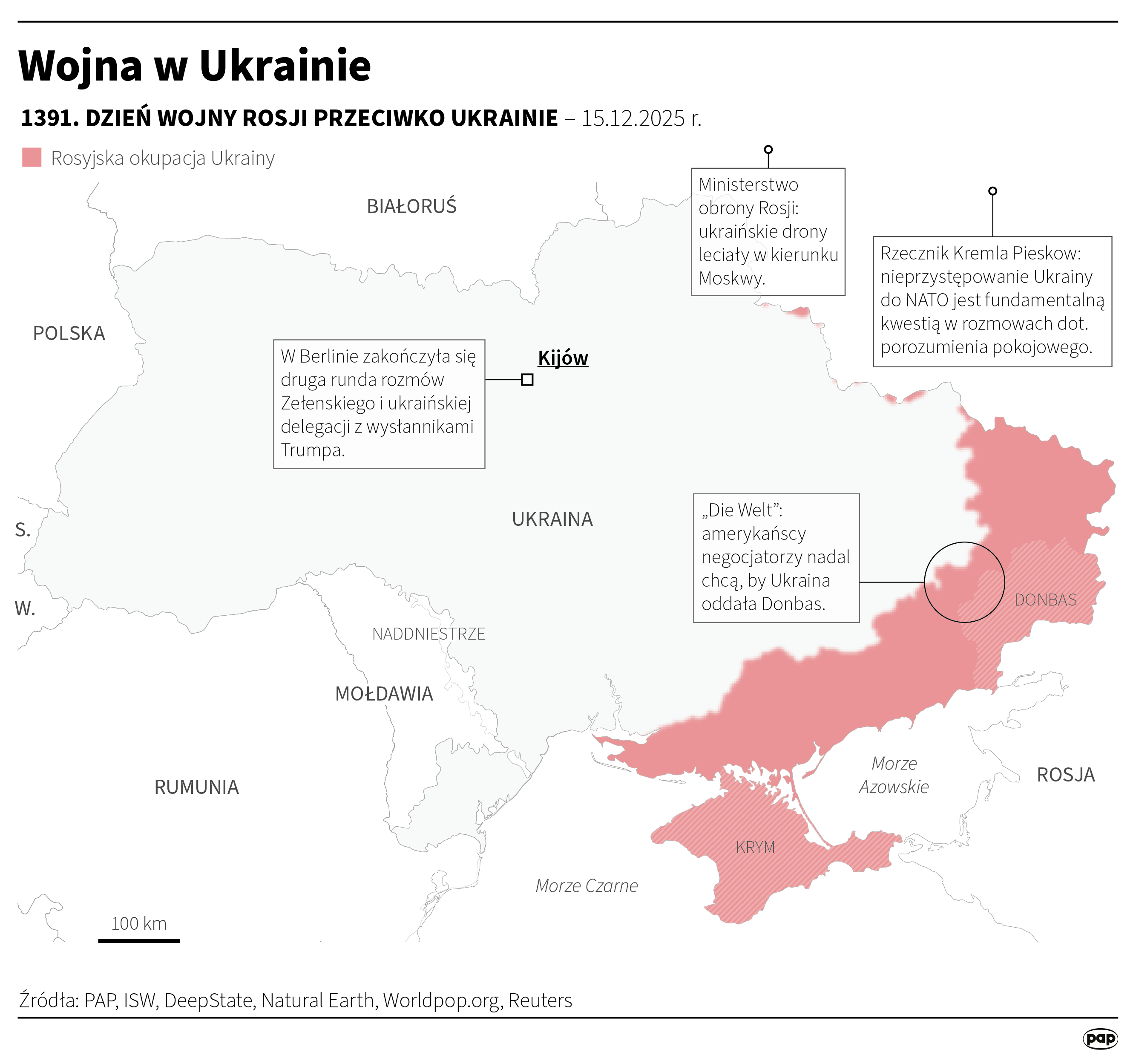 Zawieszenie broni w Ukrainie na czas świąt? Jest odpowiedź Kremla