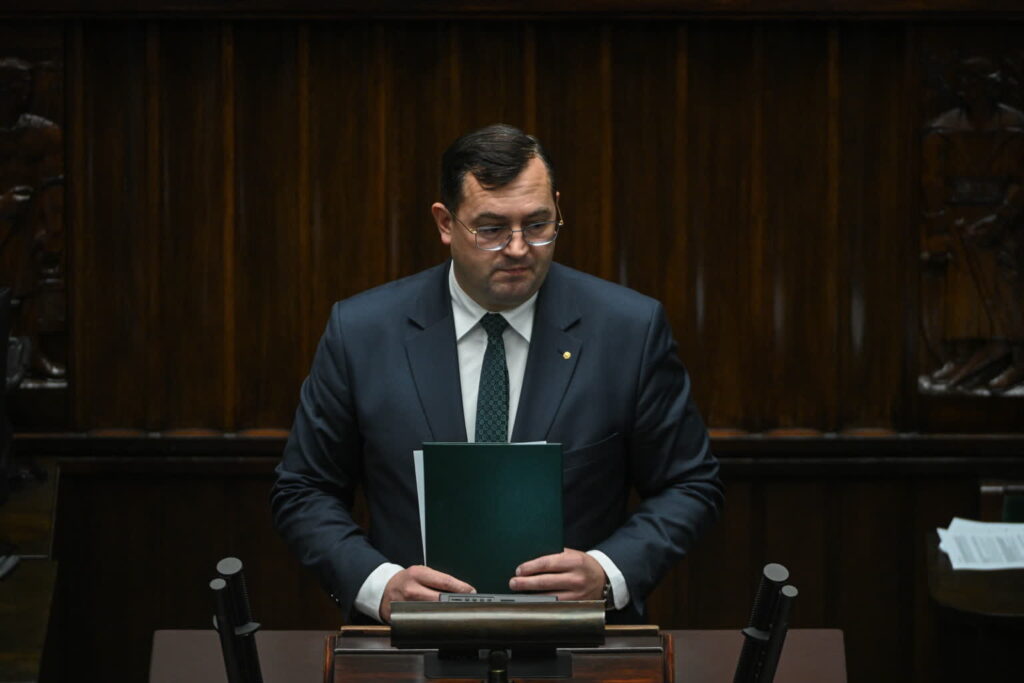 Minister rolnictwa Stefan Krajewski. Fot. PAP/Marcin Obara