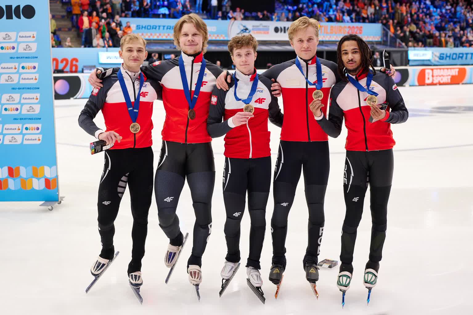 Polska sztafeta mężczyzn zdobyła brązowy medal mistrzostw Europy w short tracku
