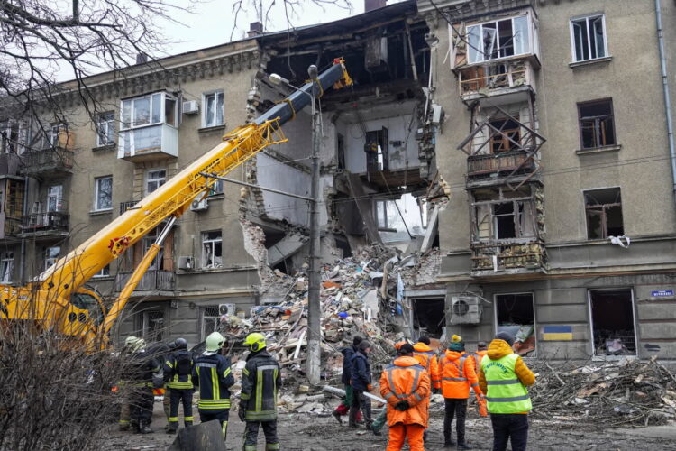 Atak na Odessę. Fot. PAP/Alena Solomonova