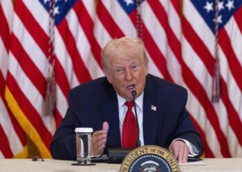 Donald Trump. Fot. PAP/EPA/SHAWN THEW