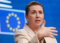 Mette Frederiksen Fot. PAP/EPA/OLIVIER HOSLET