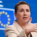 Mette Frederiksen Fot. PAP/EPA/OLIVIER HOSLET