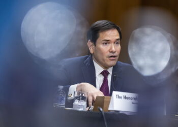 Na zdjęciu Marco Rubio (PAP/EPA/SHAWN THEW)