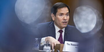 Na zdjęciu Marco Rubio (PAP/EPA/SHAWN THEW)