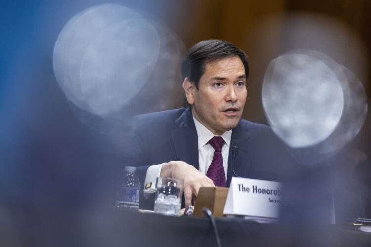 Na zdjęciu Marco Rubio (PAP/EPA/SHAWN THEW)