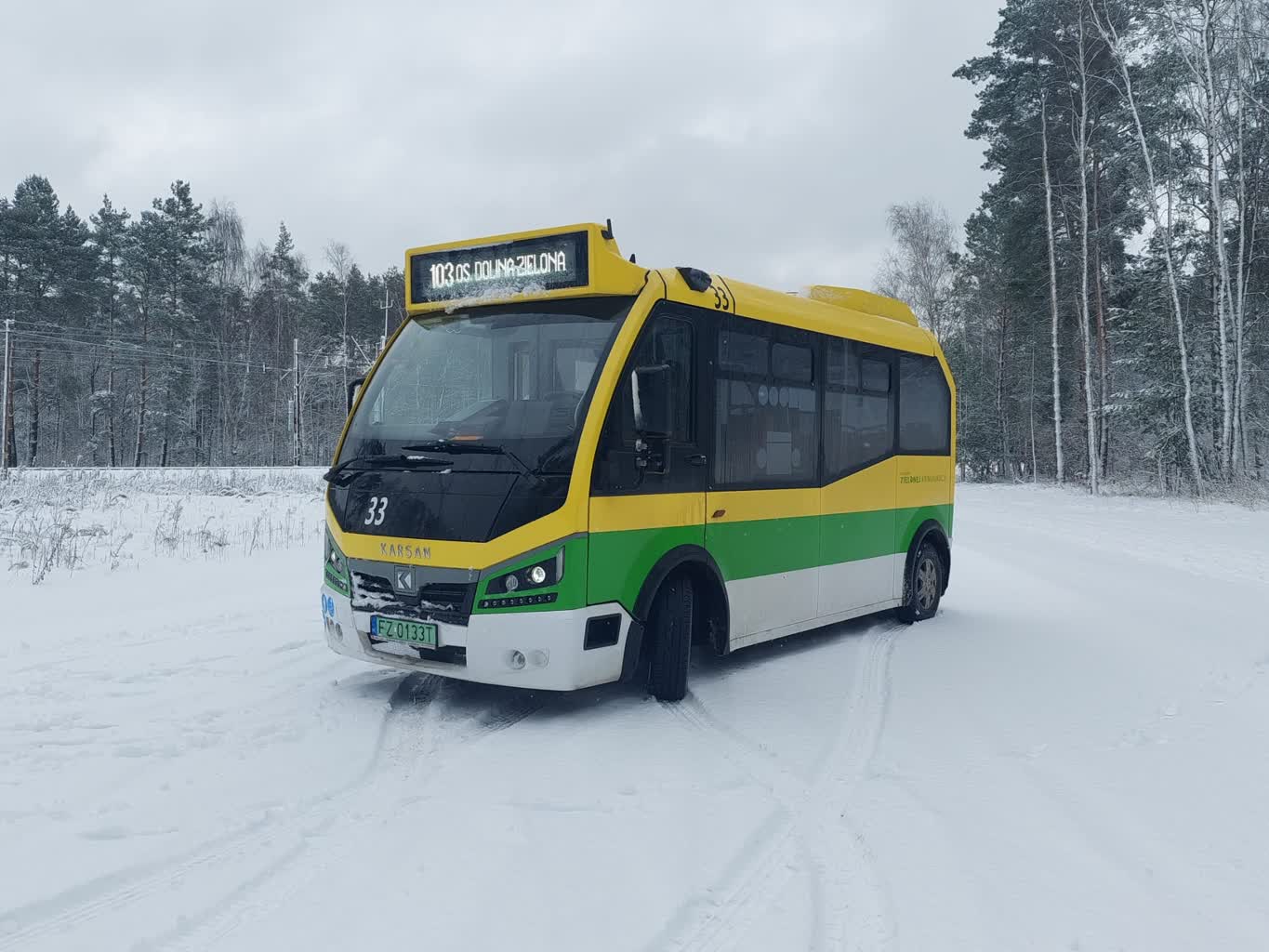 Minibus linii 103 wyruszył na zielonogórskie drogi