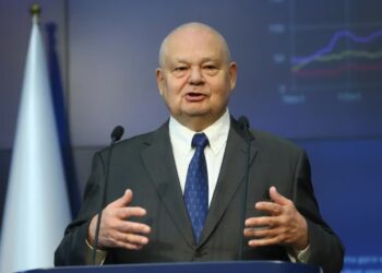 Prezes Narodowego Banku Polskiego Adam Glapiński. Fot. PAP/Rafał Guz Image