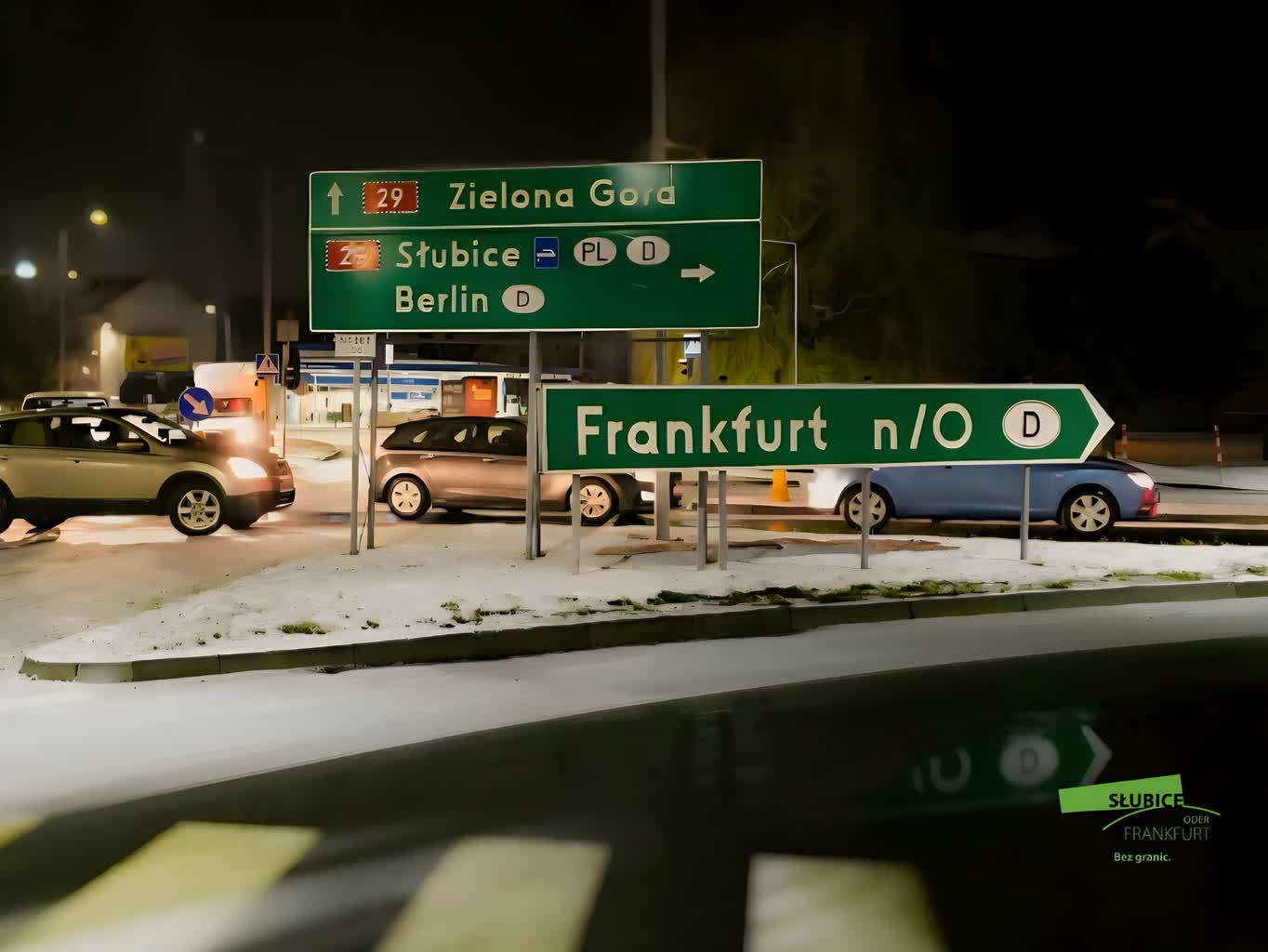 Płynny ruch w okolicach Słubic i Świecka