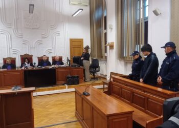 Ogłoszenie wyroku ws. Roberta P., zabójcy swojego 7-miesięcznego syna (fot. Piotr Bakselerowicz)