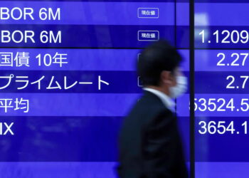 Giełda w Tokio (PAP/EPA/JIJI PRESS)