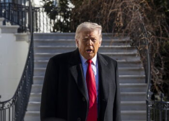 Prezydent USA Donald Trump. Fot. PAP/EPA/SHAWN THEW / POOL