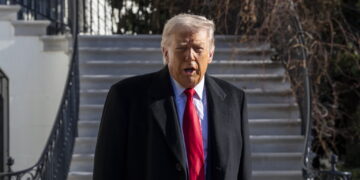 Prezydent USA Donald Trump. Fot. PAP/EPA/SHAWN THEW / POOL