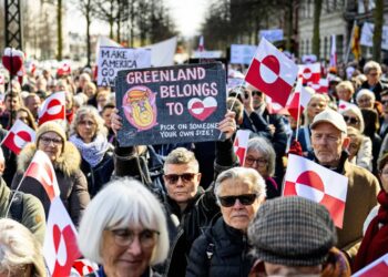 Protest przed Ambasadą USA w Kopenhadze. Zdj. ilustracyjne. Fot. PAP/EPA/NILS MEILVANG DENMARK