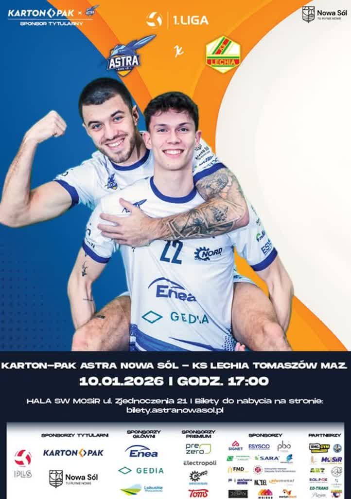 Astra podejmie Lechię Tomaszów Mazowiecki. Wraca Tytus Nowik