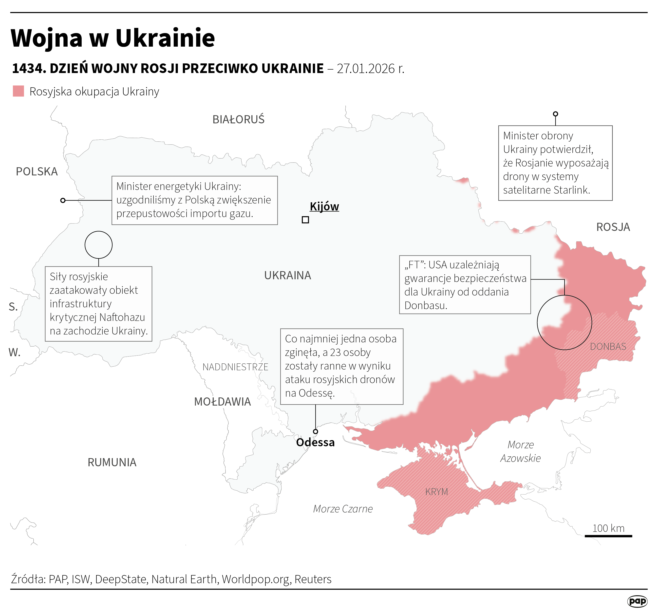 Trzy osoby zabite, 25 rannych w rosyjskim ataku na Odessę