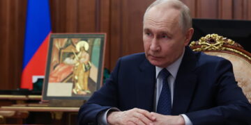 Władimir Putin, rosyjski dyktator (PAP/EPA/VYACHESLAV PROKOFYEV / SPUTNIK / KREMLIN POOL)