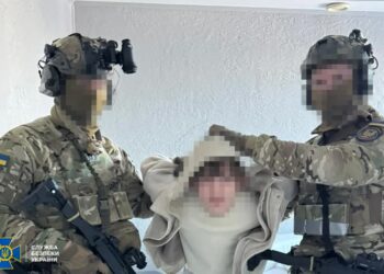 Zatrzymanie członków 10-osobowej grupy przez SBU, screenshot, fot. X/@ServiceSsu