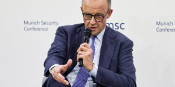 Kanclerz Niemiec Friedrich Merz. Fot. PAP/EPA/RONALD WITTEK