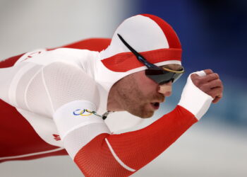 Damian Żurek. XXV Zimowe Igrzyska Olimpijskie. Fot. PAP/EPA/ROBERT GHEMENT