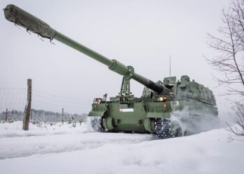 Zdjęcie ilustracyjne. Szkolenie załóg K9 ThunderFot. Dowództwo Generalne Rodzajów Sił Zbrojnych/FB