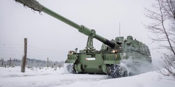 Zdjęcie ilustracyjne. Szkolenie załóg K9 ThunderFot. Dowództwo Generalne Rodzajów Sił Zbrojnych/FB