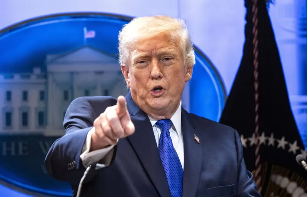 Donald Trump. Fot. PAP/EPA/BONNIE CASH