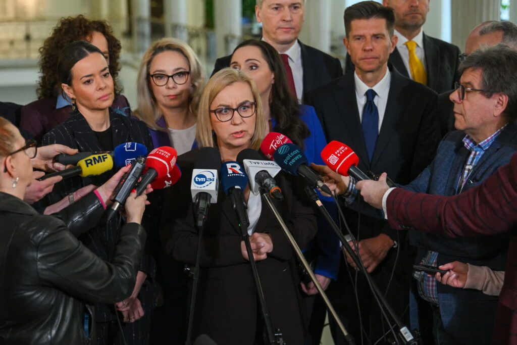 WARSZAWA KONFERENCJA PAULINY HENNIG-KLOSKI. Fot. PAP/Marcin Obara
