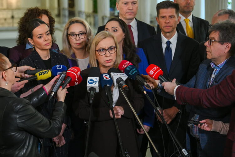 WARSZAWA KONFERENCJA PAULINY HENNIG-KLOSKI. Fot. PAP/Marcin Obara