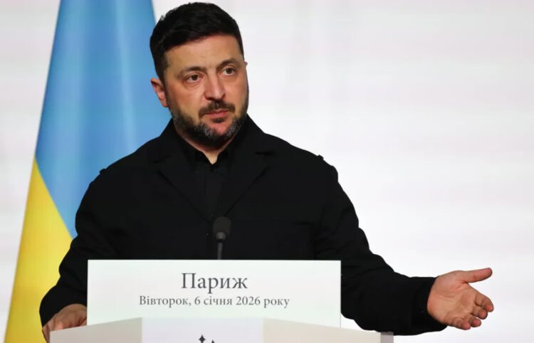 Wołodymyr Zełenski. Fot. PAP/EPA/LUDOVIC MARIN