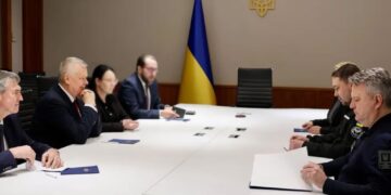 Tomasz Siemoniak rozmawiał o współpracy w dziedzinie bezpieczeństwa i stanie rozmów pokojowych. Fot. X/Tomasz Siemoniak