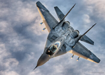 Myśliwiec MiG 29. Fot. Dowództwo Operacyjne Rodzajów Sił Zbrojnych/FB