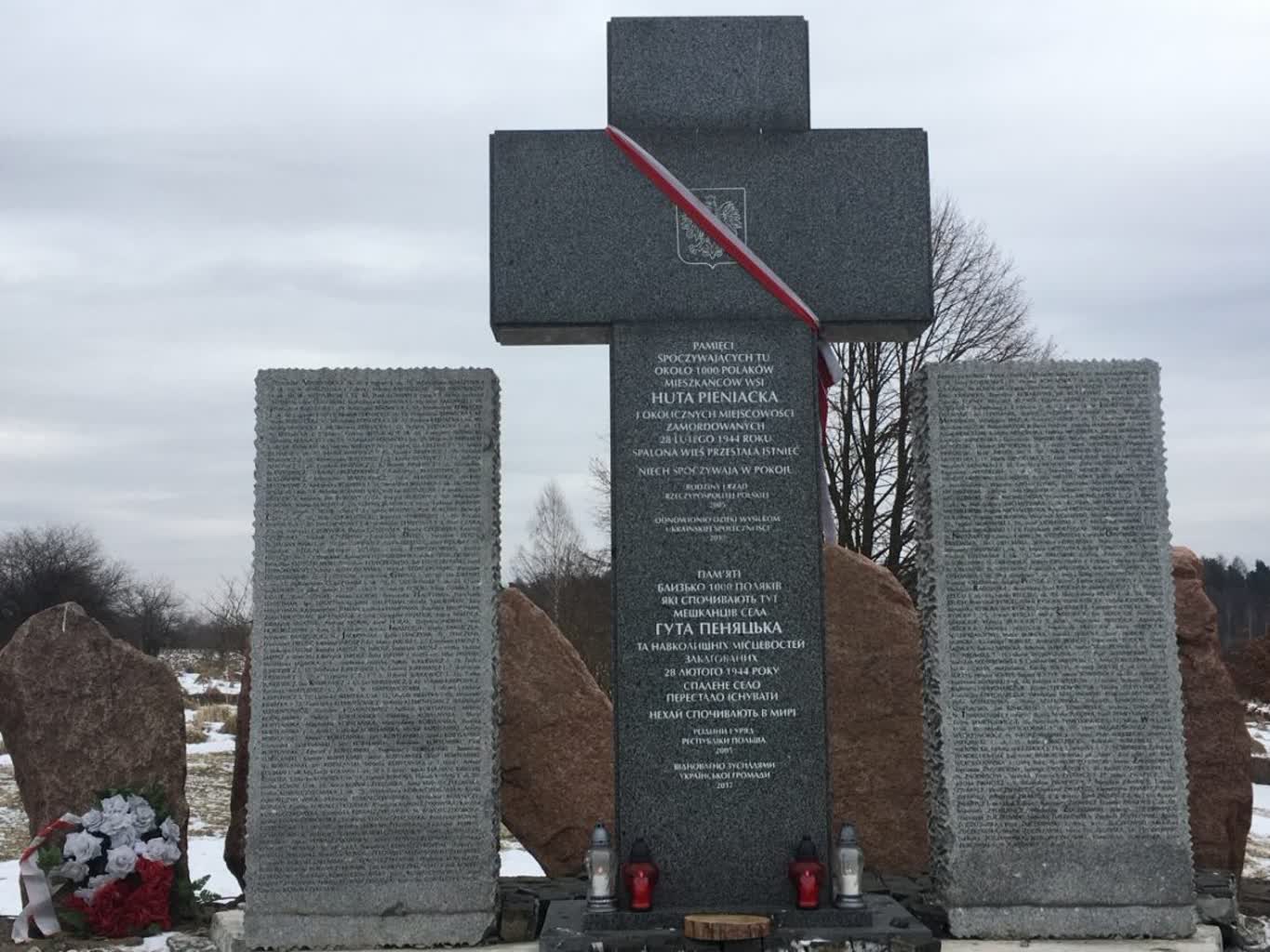 Obchody 82. rocznicy ludobójstwa w Hucie Pieniackiej