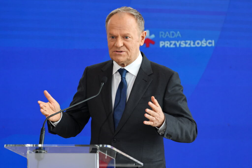 Premier Donald Tusk Fot. PAP/Albert Zawada