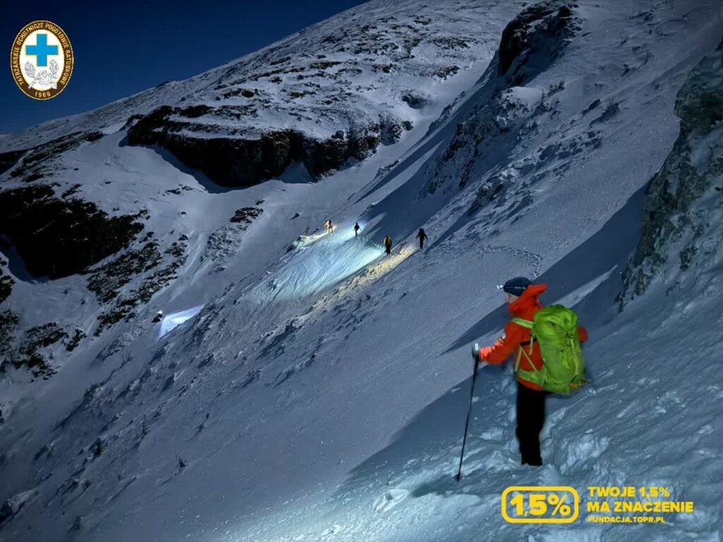 Zdjęcie ilustracyjne. Fot. Tatrzańskie Ochotnicze Pogotowie Ratunkowe - TOPR/FB