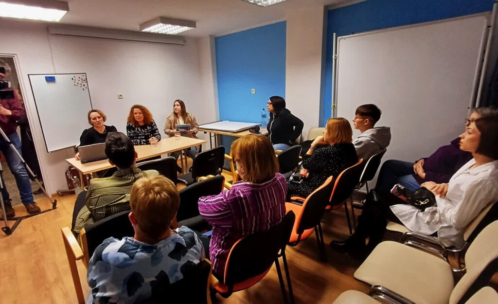 Otwarte spotkanie w siedzibie Stowarzyszenia na Rzecz Kobiet "BABA" (fot. Piotr Bakselerowicz)