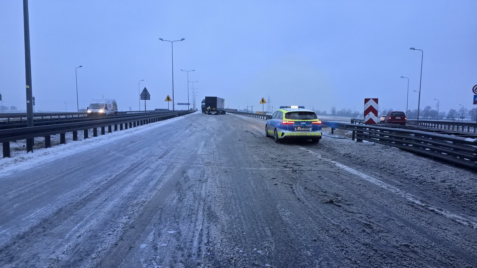 Zablokowana trasa S3