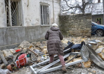 UKRAINA ODESSA SKUTKI ROSYJSKIEGO ATAKU. Fot. PAP/Alena Solomonova