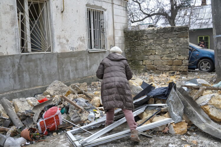UKRAINA ODESSA SKUTKI ROSYJSKIEGO ATAKU. Fot. PAP/Alena Solomonova