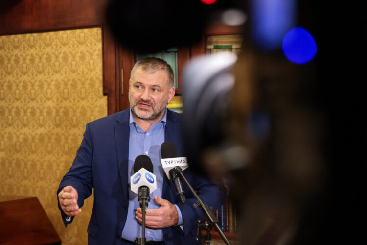 Na zdjęciu Waldemar Żurek, minister sprawiedliwości i prokurator generalny (PAP/Albert Zawada)