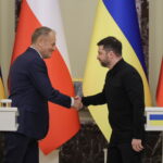 UKRAINA KIJÓW WIZYTA PREMIERA RP DONALDA TUSKA. Fot. PAP/Paweł Supernak