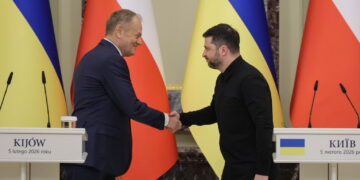 UKRAINA KIJÓW WIZYTA PREMIERA RP DONALDA TUSKA. Fot. PAP/Paweł Supernak